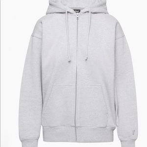 TNA extra fleece boyfriend zip up